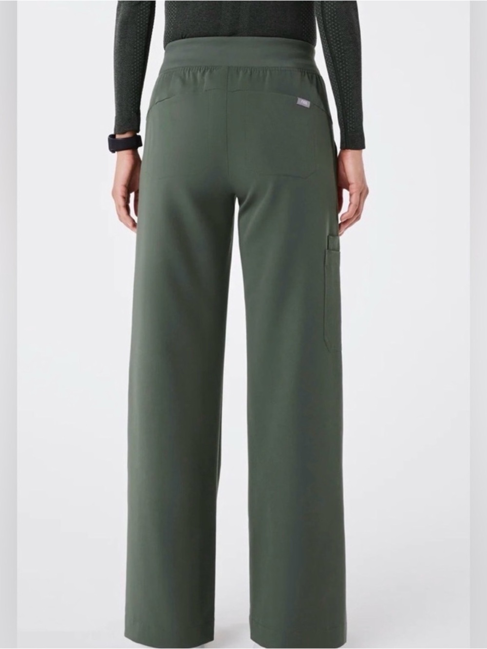 New Figs High Waisted Isabel Wide Leg Scrub Pants XS - Picture 2 of 6